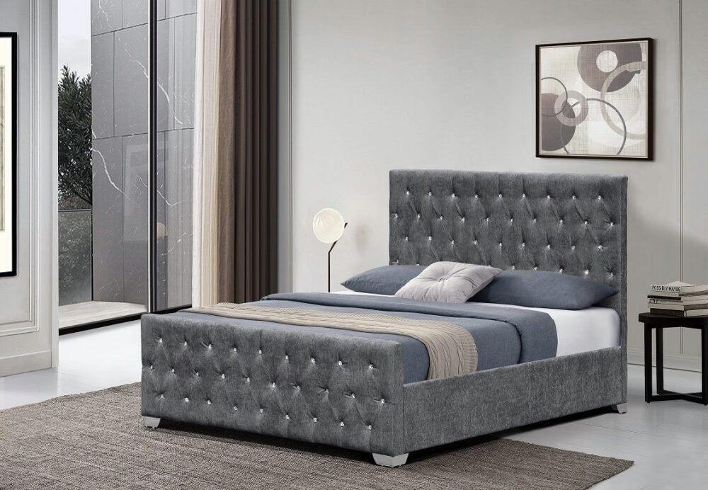 Ember Bed Frame in Grey